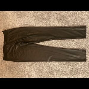 Faux Leather Ankle Pants